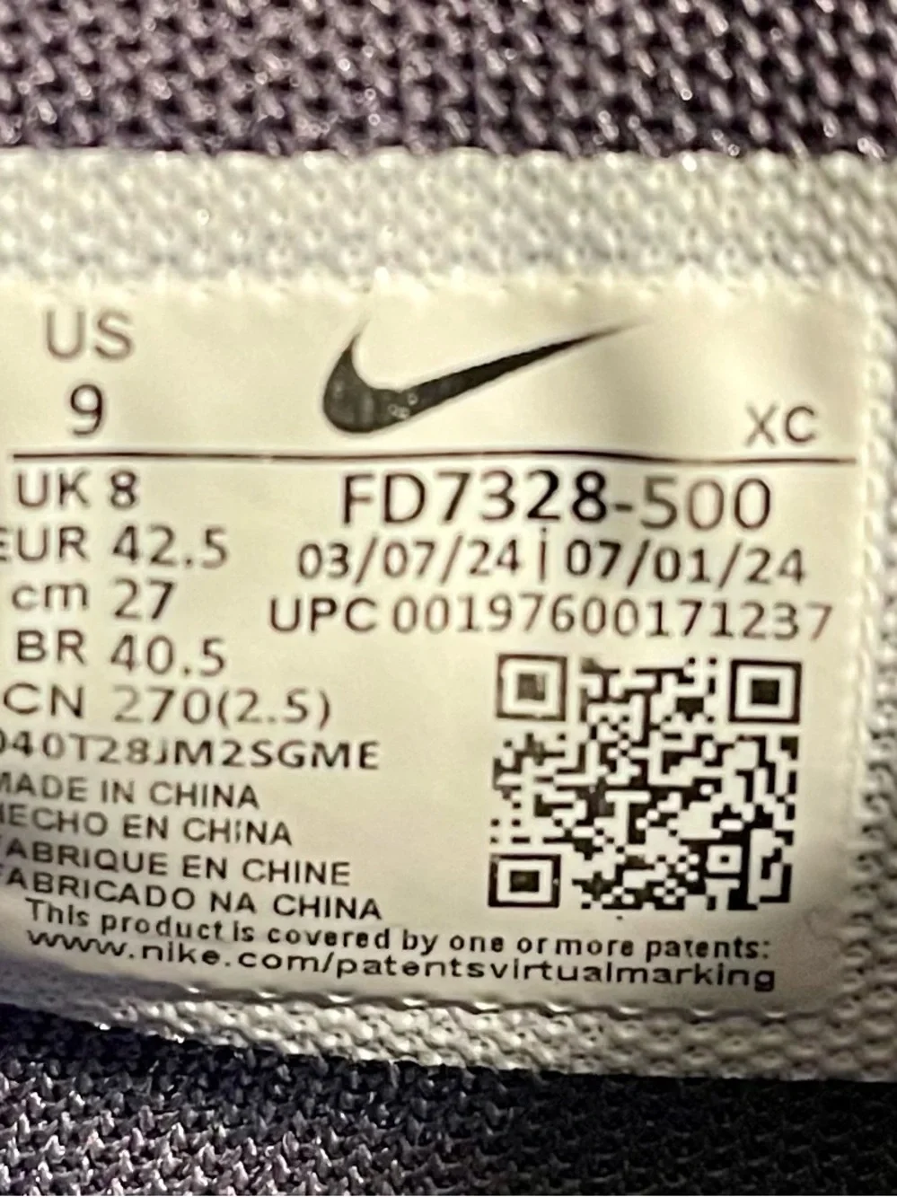Nike Ja 2 Purple Sky Basketball Shoes FD7328-500 Men's Size 9